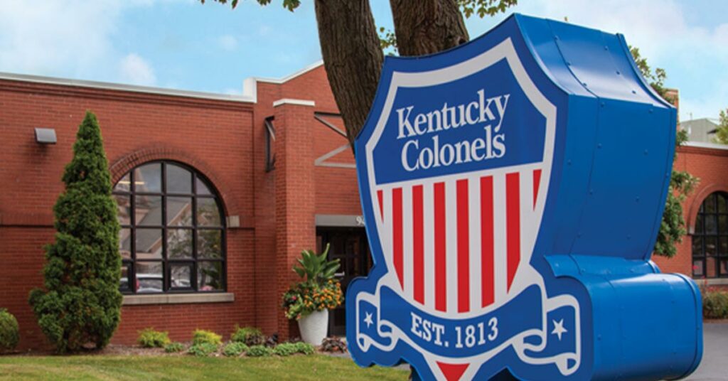 Kentucky Colonels Office Building, The Ralston Building and Honorable Order of Kentucky Colonels sign out front