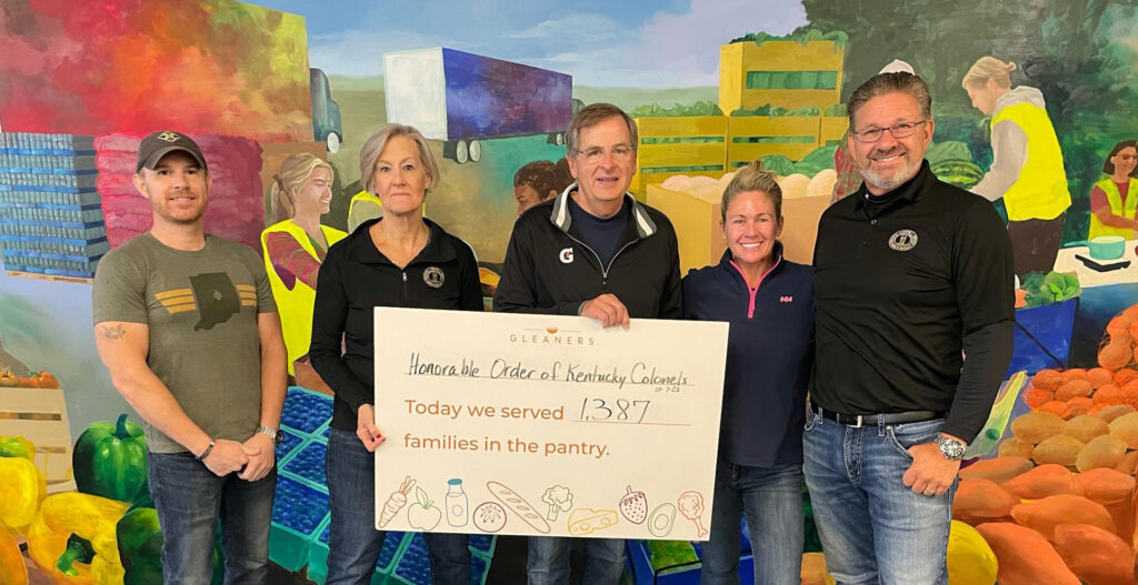 Kentucky Colonels work to provide food for those in need.