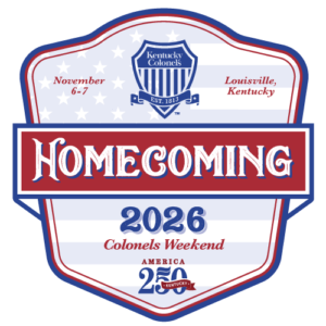 2026 Kentucky Colonels Homecoming logo